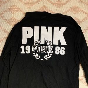 Oversized pink hoodie